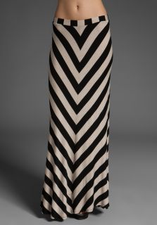 ELLA MOSS Liberty Stripe Maxi Skirt in Oatmeal  