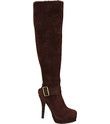 Brown Over The Knee Boots      