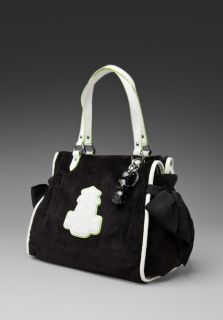 JUICY COUTURE Ms. Daydreamer Handbag in Black/White at Revolve 