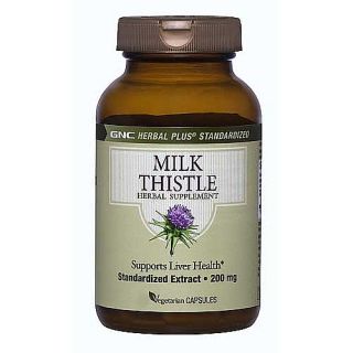 GNC Herbal Plus® Standardized Milk Thistle   GNC HERBAL PLUS 