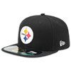 New Era NFL 59Fifty Sideline Cap   Mens   Steelers   Black / White