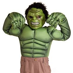 The Avengers Deluxe Hulk Costume for Boys