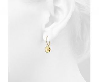 Polished Ball Earrings in 14k Yellow Gold  Blue Nile