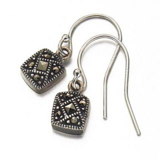 Tradition®/MD Square Marcasite Drop Earring      Canada