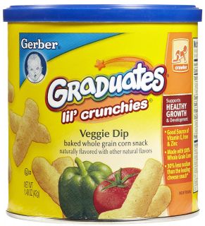 Gerber Lil Crunchies   Veggie Dip   