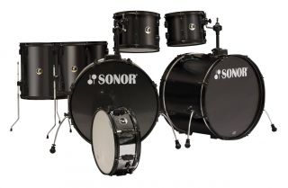 Sonor SSE72DB Extreme Blackout 7 Piece Drum Shell Kit