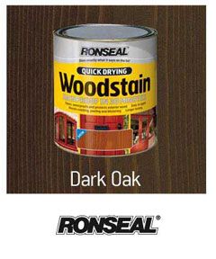 Ronseal Quick Drying Woodstain   Dark Oak   2.5L from Homebase.co.uk 