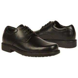 Mens Rockport Works Work Up Dress Oxford Black Shoes 