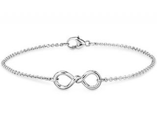 Twist Infinity Chain Bracelet in Sterling Silver  Blue Nile