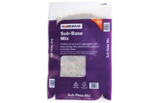 Sub base mix   20mm from Homebase.co.uk 