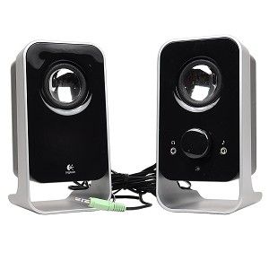 Logitech LS11 2 Piece Multimedia Speaker Set (Black/Silver) 980 000048 