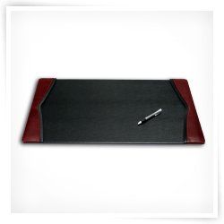 Dacasso Brescia 25 x 17 Leather Side Rail Desk Pad