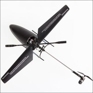 SH 6032 4CH 2.4GHz Single Blade Mini RC Helicopter Black   Tmart