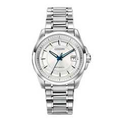 Mens Citizen Signature Grand Classic Automatic Watch with White Dial 