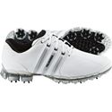 adidas Mens Tour 360 ATV Golf Shoes (White/White/Metallic Silver)
