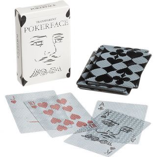 see through poker face cards in office accessories  CB2