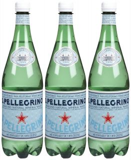 San Pellegrino Sparkling Water, 33.8 oz, 3 pk   