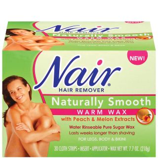 Nair Naturally Smooth Peach Melon Hair Removal Wax 7.7 oz   