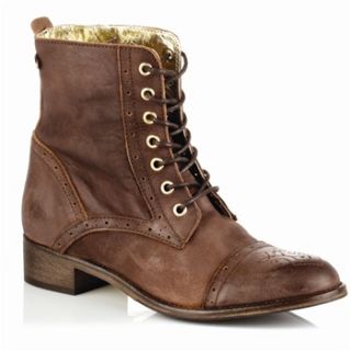 Ted Baker Brown Iddra Leather Ankle Boots