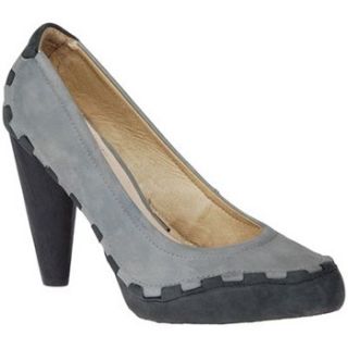 Terra Plana Grey Marilyn Vegetable Leather Shoes 10cm Heel