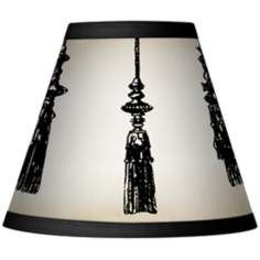 Clip On   Chandelier, Victorian Lamp Shades By  
