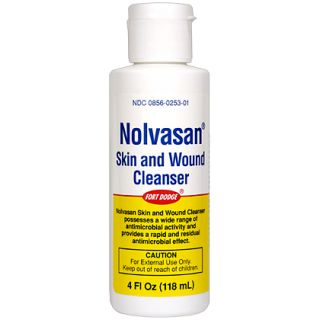 1800PetMeds Nolvasan Skin & Wound Cleanser is a strong pet wound 