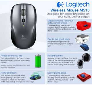 Buy the Logitech M515 Couch Wireless Mouse .ca