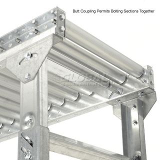 Conveyors  Roller Gravity  1.9 Dia. Steel Roller Conveyor Straight 