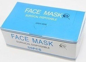 FACE MASKS  SURGICAL DISPOSABLE BOX OF 50   3 PLY   PERFECT FITTING 