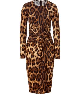 Michael Kors Leopard Knot Front Dress  Damen > Kleider  STYLEBOP