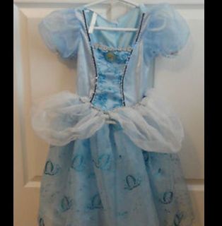 Girls 4T Disney Cinderella Blue Princess Costume, Tiara, and Shoes!!!