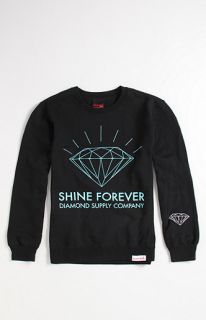 Diamond Supply Co Shine Forever Logo Crew Fleece at PacSun