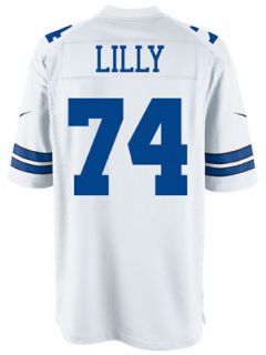 Bob Lilly Throwback Player Legend Jersey: White Game Replica #74 Nike 