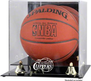 Los Angeles Clippers Golden Classic Logo Basketball Display Case 