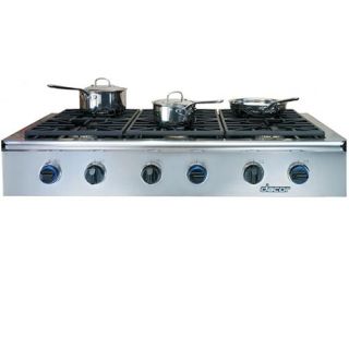 Dacor Discovery 48 Gas Rangetop, Stainless Steel   Natural Gas 