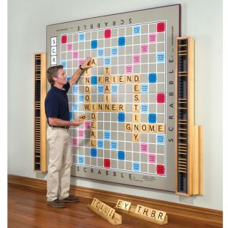 The Worlds Largest Scrabble Game   Hammacher Schlemmer 