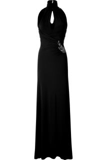 Etro Black Embellished Halter Gown  Damen > Kleider  STYLEBOP 