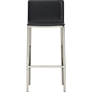 phoenix carbon grey 30 barstool in dining chairs, barstools  CB2