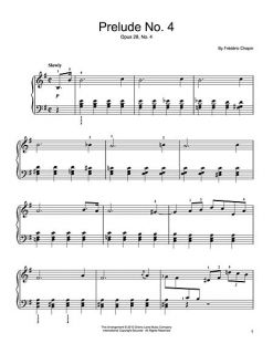 Look inside Prelude In E Minor, Op. 28, No. 4   Sheet Music Plus