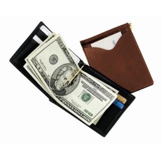 Mens Leather Money Clip at Brookstone—Buy Now