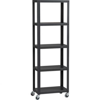 go cart carbon five shelf bookcase in office furniture  CB2
