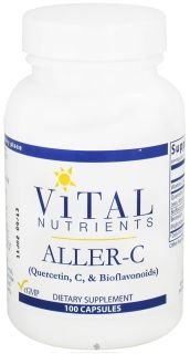 Buy Vital Nutrients   Aller C Quercetin, C and Bioflavonoids   100 