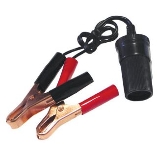 Vector Cigarette Lighter Adapter with Battery Clips   