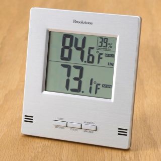 Indoor/Outdoor thermometers at Brookstone—Buy Now!