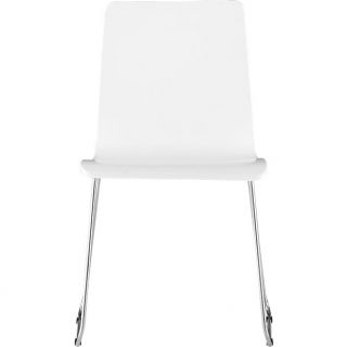 echo white chair in dining chairs, barstools  CB2