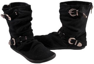 Big Buddha Womens Shoes Black Getty Fabric Boots NEW with tags