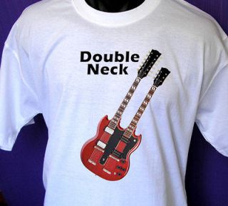 Gibson SG EDS 1275 Double neck electric guitar T shirt gibson t shirt 