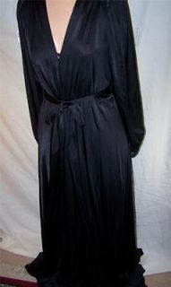 Vintage Olga Body Night Gown Negligee Peignoir Lace Mad Men 1950s 
