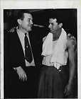 1946 Dom DiMaggio Boston Red Sox with club owner Tom Yawkey Press 