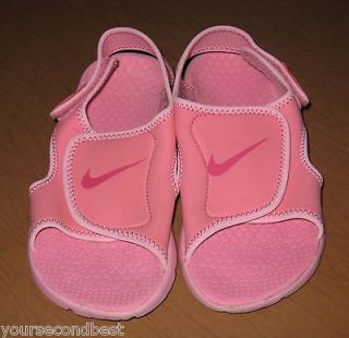 NIKE SUNRAY ADJUST 4 YOUTH GIRLS ROSE PINK SANDALS SIZE 2 YOUTH GREAT